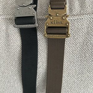 2 NWOT MENS KUHL RAID BELTS 
#844 LARGE (38-42)